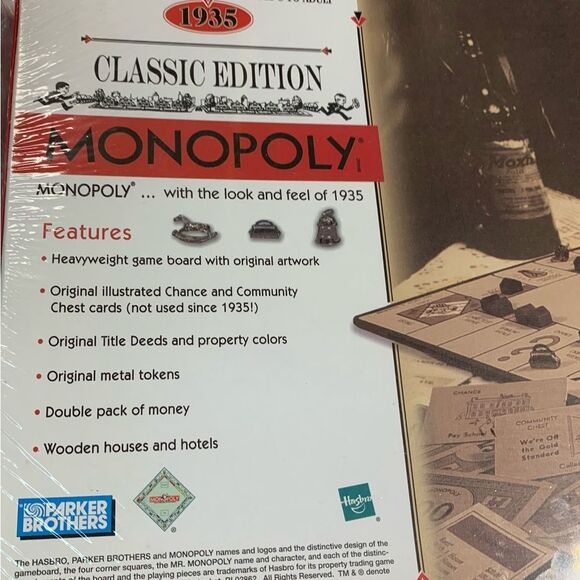 NWT Monopoly Classic Edition Board Game by Parker Brothers Sealed - Picture 10 of 10